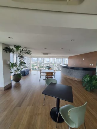 Imagem Qs Marista Residence - Ágio de Flat, no QS Marista Residence, mobiliado, possui 2 camas de casal, ar condicionado, armário, com 32m²