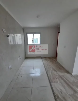 Imagem Cobertura para Locação em Santo André, Vila Tibiriçá, 2 dormitórios, 1 banheiro, 1 vaga