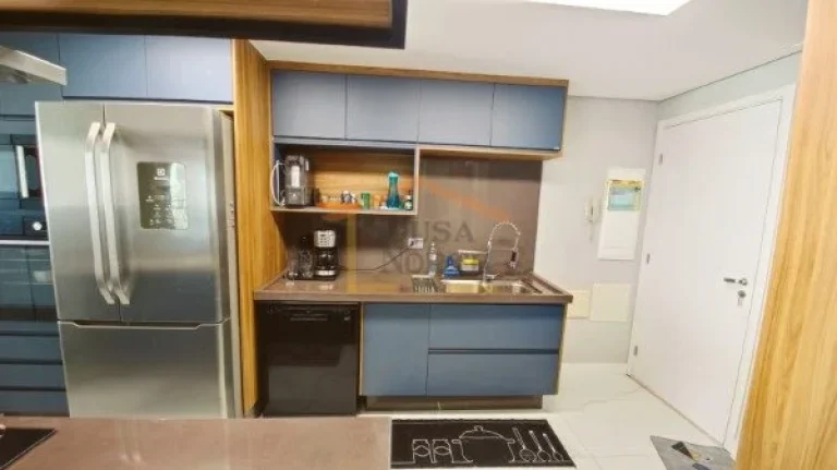 Imagem Apto 145m², 3 suítes, sala ampla, lavabo, sacada com churrasqueira, cozinha americana, área de se...