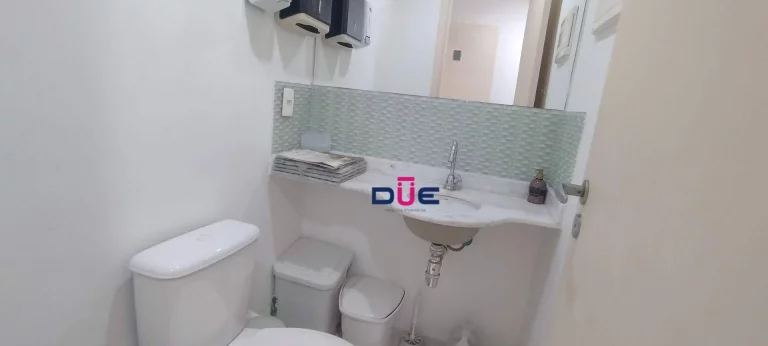 Imagem Sala comercial completa com sala de reunião e copa na Vila Rica, Santos