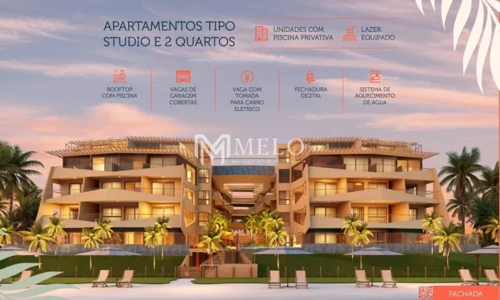 Imagem Oportunidade em TAMANDARÉ: 27m², 01qto, studio, 01 vaga..