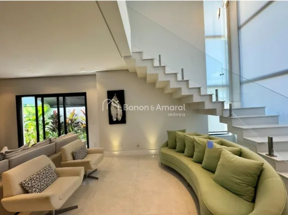 Imagem Sobrado à venda no Loteamento Residencial Arborais em Campinas, com 335 m² de área construída. S...