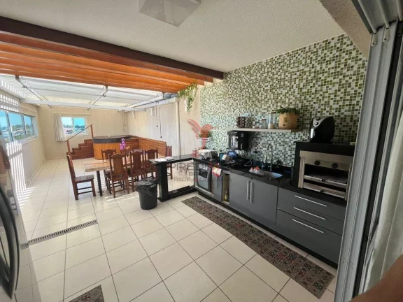 Imagem Magnífica Cobertura duplex em Rancho Fundo,ITÚ,com 3 Quartos , 4 Vagas, vista indevassável