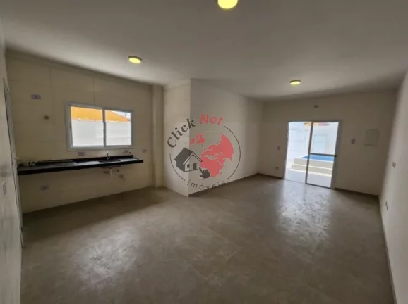 Imagem Casa Térrea Nova sem uso , Prox a praia ,3 dorms c suite , quintal e churrasq , piscina , 2 vagas bairro Gaivota, Itanhaem