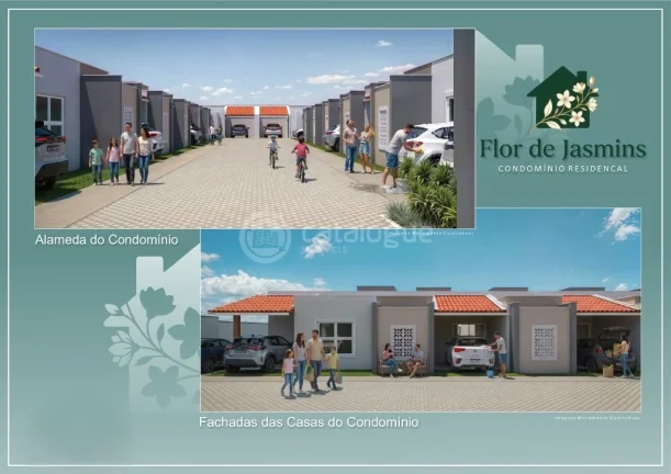 Imagem Sua Nova Casa no Condomínio Flor de Jasmins - Parque das Árvores