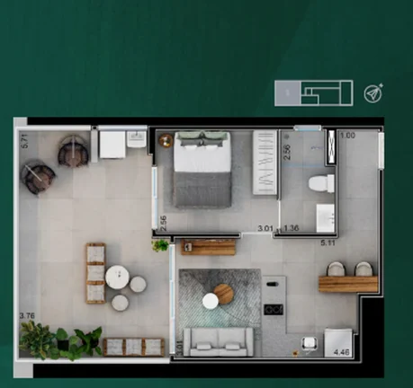 Imagem APARTAMENTO RESIDENCIAL em São Paulo - SP, Campo Belo