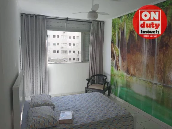 Imagem Apartamento com 2 quartos, 110 m² - venda por R$ 780.000 ou aluguel por R$ 6.071/mês - Gonzaga - Santos/SP