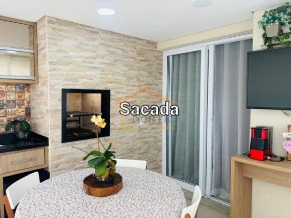 Imagem Apartamento 2 dormitórios, sendo 1 suíte, banheiro social, sala 2 ambientes, sacada gourmet, cozin...