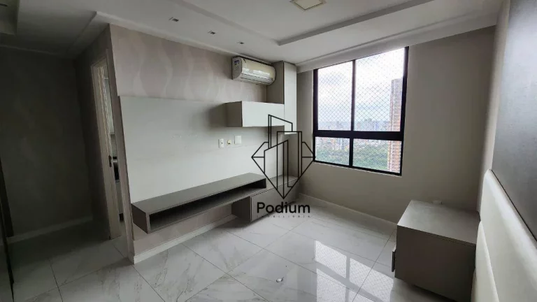 Imagem Apartamento com varanda/sacada gourmet, móveis projetados e vista para o mar em condomínio club no Altiplano Cabo Branco -AP2748.