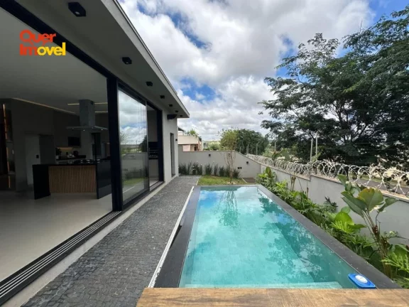 Imagem Imóvel de luxo em condomínio na Vila do Golf em Ribeirão Preto-SP! 4 quartos, 4 suítes, 4 vagas de garagem e 261m². Aproveite! Quer Imóvel Negócios Imobiliários.