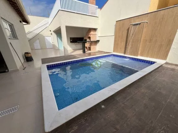 Imagem Casa térrea moderna à venda, dois lotes, pé na areia, 50 metros do mar