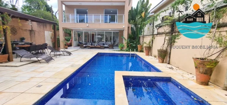 Imagem Imóvel para Alugar em Juquehy com, 6 suítes, piscina, churrasqueira a 250m da praia | Juquehy Imobiliária