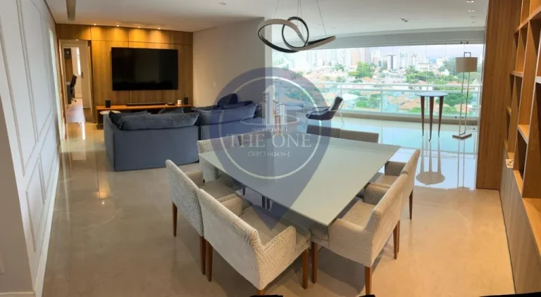 Imagem Apartamento de luxo na Vila Mariana: 3 quartos, 3 suítes, 2 salas, 2 banheiros, 3 vagas de garagem, 169m² - São Paulo-SP.