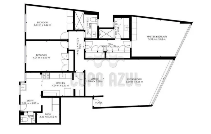 Imagem Copacabana - Residencial › Apartamento com 3 quarto(s) a Venda