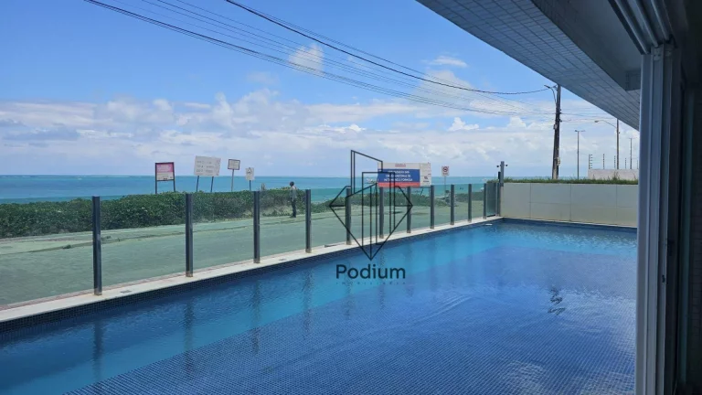 Imagem Apartamento de Porteira fechada á beira mar com varanda/sacada em Formosa/Cabedelo- AP2518