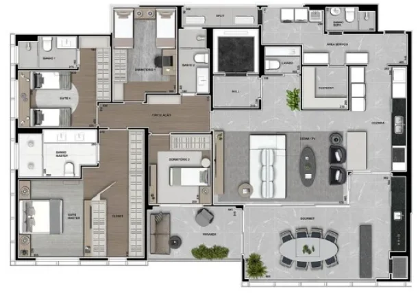 Imagem APARTAMENTO RESIDENCIAL em Curitiba - PR, Ecoville