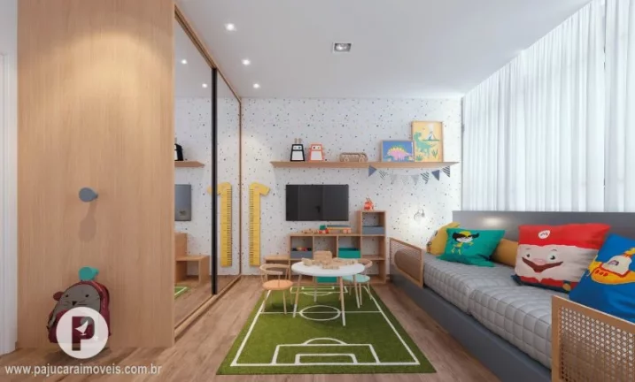 Imagem 04 suítes [153m²] ÷ em 100 meses, a 100m da Praia de Jatiúca