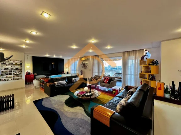 Imagem Apartamento de luxo no Jardim Marajoara: 4 quartos, 3 suítes, 3 salas, 5 banheiros, 3 vagas, 233m² - Condomínio Iepe Golf.