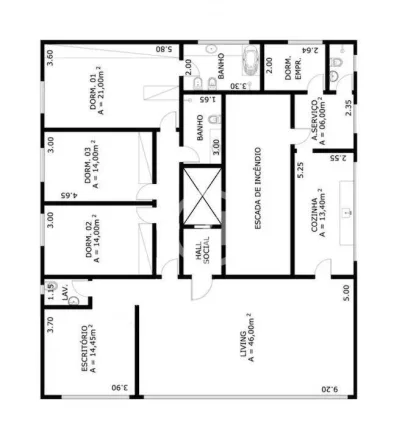 Imagem Apartamento com 3 quartos à venda no Itaim Bibi - SP
