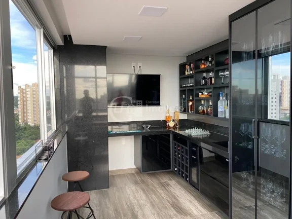 Imagem Imperdível apartamento à venda em Campo Grande-MS, Jardim dos Estados: 3 quartos, 1 suíte, 2 salas, 4 banheiros, 3 vagas, 210m².