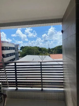 Imagem Flat mobiliado com varanda / sacada e vista para o mar da praia de Tambaú - FL0495