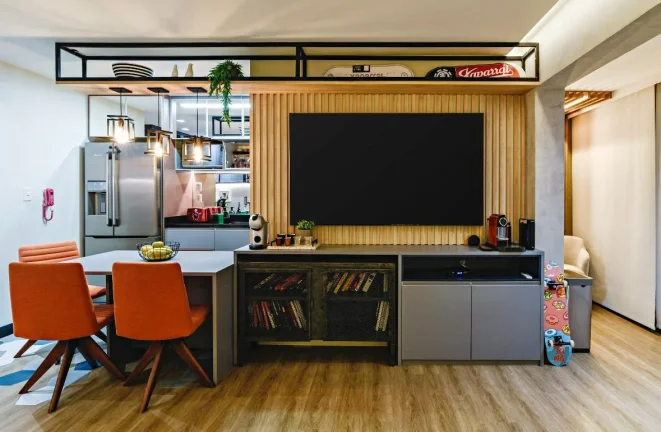 Imagem Apartamento 76M², 2Q, 1 Suíte, 2 Banheiros, 1 Vaga, 1 Depósito, Academia, Piscina Adulto, Infantil e Coberta, Sauna, Churrasqueira, Salão de Festas.