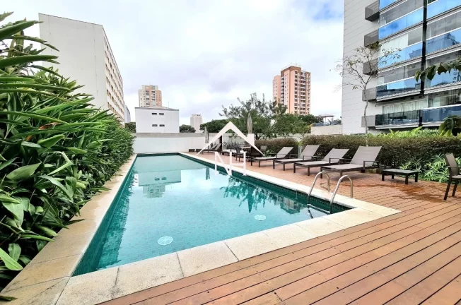 Imagem apartamento de 142m com 2 dormitórios (1 suíte), espaço gourmet, piscina, coworking, bicicletário, academia, quadra, churrasqueira, lavanderia