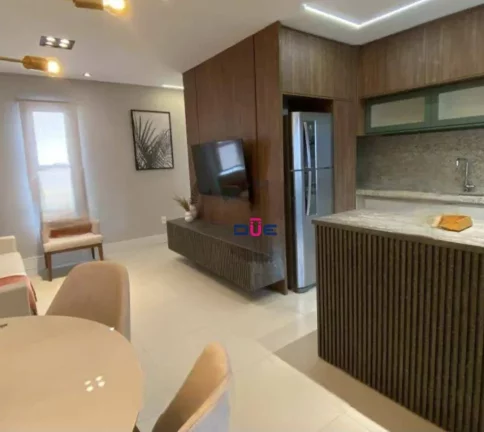 Imagem Apartamento com 2 dormitórios à venda, 77 m² por R$ 1.010.000 - Boqueirão - Santos/SP