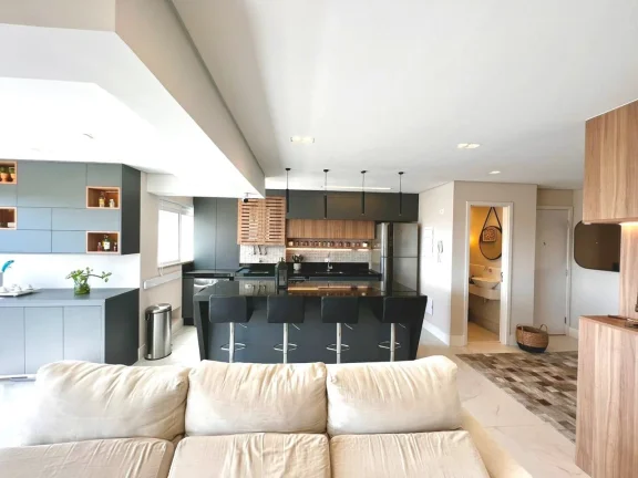 Imagem Apartamento 79M², 2Q, 2 Suítes, 3 Banheiros, 2 Vagas, 1 Lavabo, Varanda, Academia, Churrasqueira, Piscina, Sauna, Salão de Festas e Jogos, Quadra.