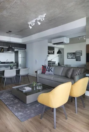 Imagem Apartamento à venda e aluguel 1 dormitório e 1 vaga no Brooklin