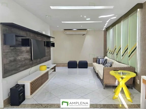 Imagem Cobertura Luxo 4 quartos (3 suítes) no Jardim Guanabara Ilha do Governador 400m, Varanda com Piscina, Sauna e Área gourmet completa com churrasqueira