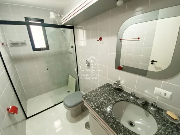 Imagem Apartamento à venda em Guarujá-SP, Pitangueiras: 2 quartos, 1 suíte, 2 salas, 2 vagas, 105m². Venha conferir!