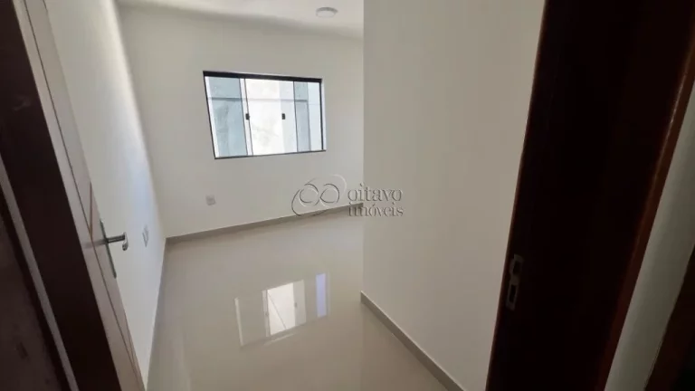 Imagem Excelente casa nova a venda na Rua Porto Velho, no Novo Horizonte, com 3 quartos, 1 suíte e espaço para área de lazer.