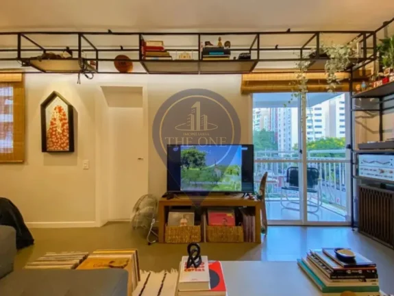 Imagem Loft de luxo na Vila Olímpia: 1 quarto, 1 suíte, 2 salas, 2 banheiros, 1 vaga, 40m² - São Paulo-SP. Aproveite!
