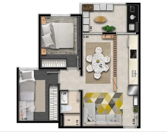 Imagem Station Park Vila Ema - Residencial