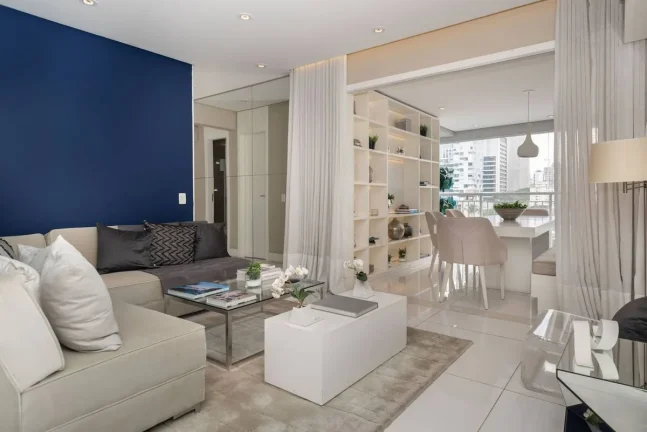 Imagem Flat disponível para locação no Horizonte JK Residencial na Vila Nova Conceição, com 54m², 1 dormitório e 1 vaga
