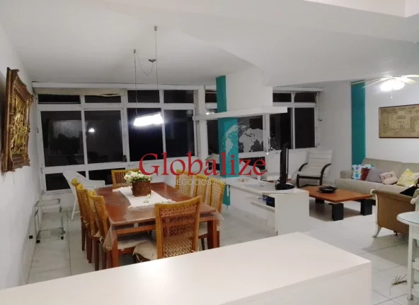 Imagem Apartamento à venda com 130m², 2 quartos, 1suíte, vista mar por R$1.298.000,00 no Boqueirão em Santos