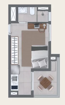 Imagem Imóvel com 1 Quarto à Venda, 25 m² em Vila Mariana - São Paulo