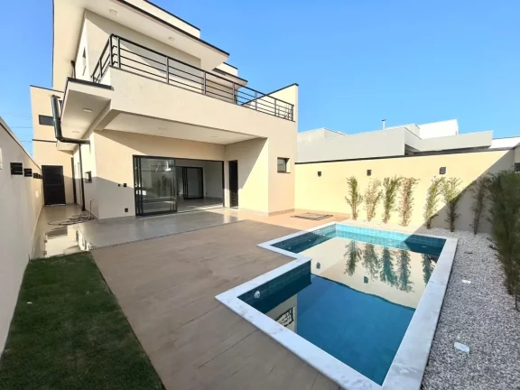 Imagem SOBRADO ( 3 SUÍTES E PISCINA ) IMPECÁVEL - RESIDENCIAL TERRAS DA ESTÂNCIA - PAULÍNIA