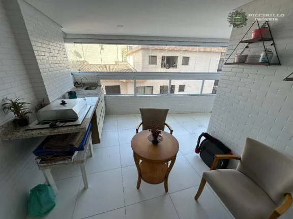 Imagem Apartamento com 2 dormitórios sendo 2 suítes à venda, 107 m² por R$ 599.000 - Aviação - Praia Grande/SP