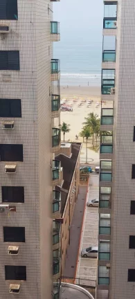 Imagem Apartamento 2 dormitórios no canto do forte com vista Mar