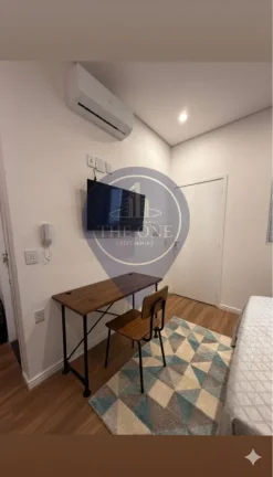 Imagem Apartamento para Locação em Indianópolis, São Paulo-SP: 1 Quarto, 1 Suíte, 2 Salas, 1 Banheiro - 20,00m² de Área