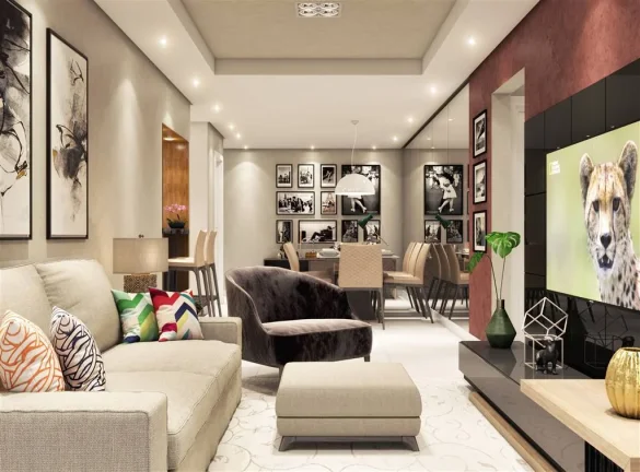 Imagem APARTAMENTO COM 95.1 m² - CANTO DO FORTE - PRAIA GRANDE SP
