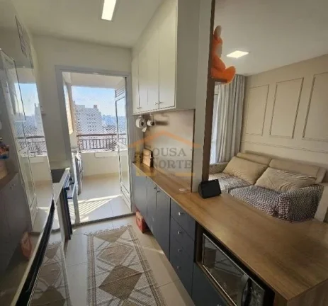 Imagem Lindo apartamento, 54m², recém entregue, 2 dormitórios, sendo 1 suite, sala 2 ambientes, cozinha ...