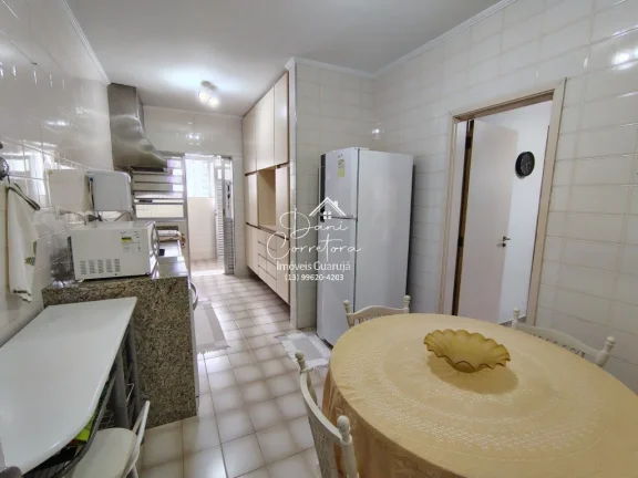 Imagem Imperdível apartamento à venda em Guarujá-SP, Pitangueiras: 3 quartos, 1 suíte, 2 salas, 3 banheiros, 105m². Venha conferir!