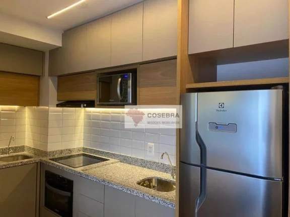 Imagem Apartamento com 2 dormitórios para alugar, 33 m² por R$ 4.900,67/mês - Brooklin - São Paulo/SP