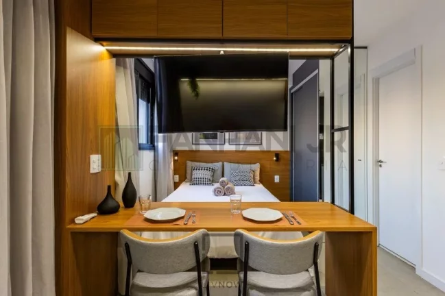 Imagem Apartamento para locação na Vila Olímpia, São Paulo-SP! 1 quarto, 1 suíte, 1 sala, 1 banheiro. Agende sua visita hoje!