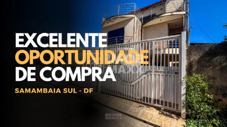 Imagem Descubra o conforto e a praticidade de viver em uma casa espaçosa à venda em Samambaia Sul, com 279m² de área útil. Este imóvel conta com 3 dormitórios, sendo 1 suíte, além de 3 banheiros, proporci