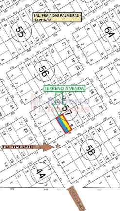 Imagem MEIO LOTE À VENDA - BALNEÁRIO PALMEIRAS | Itapoá