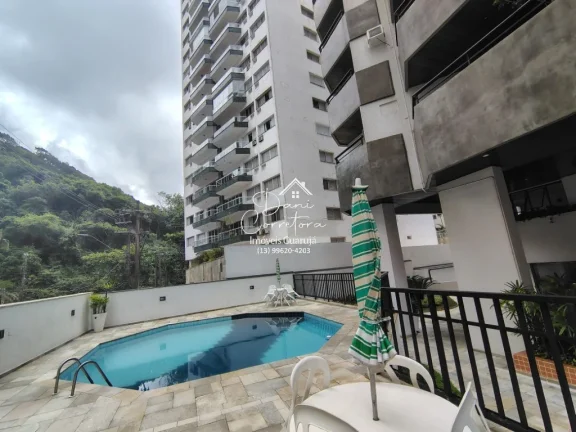 Imagem Apartamento à venda em Guarujá-SP, Morro do Maluf: 3 quartos, 1 suíte, 2 salas, 3 banheiros, 1 vaga de garagem, 126m².